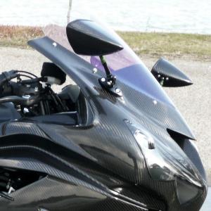 新品ZZR1400 ZX-14 バックミラー ミラー 純正タイプ ZXT40C 06- 左右