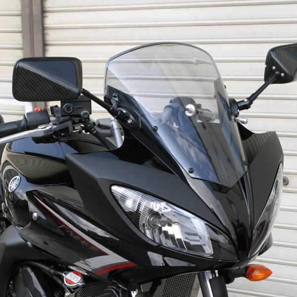 FZ-6 06-用 フルアジャスタブルドライカーボンミラー