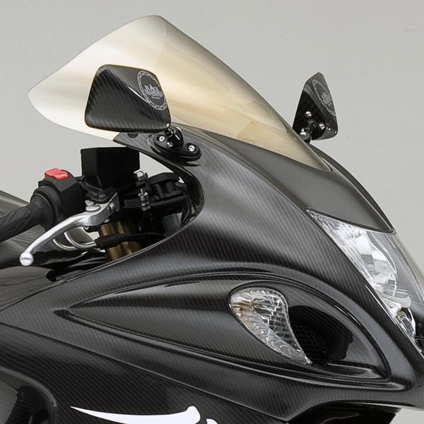 GSX1300R HAYABUSA用 フルアジャスタブルドライカーボンミラー