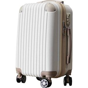 スーツケース ダイヤルロック ダブルキャスター BASILO-019 (ホワイトm)の商品画像