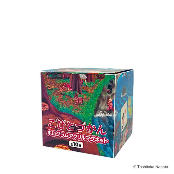 こびとづかん　ホログラムアクリルマグネット　BOX