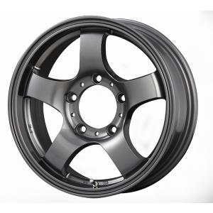 ジムニー専用★JB-LANDER 16x5.5J 5H/PCD139.7 +22 ガンメタ 1本｜a-works-sp