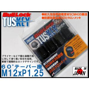 協永産業 タスキー ロックナット 60°テーパー座 M12x1.25 ブラック T603B