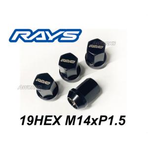 RAYS RAYS 19HEX ロックナットセット 5H M14XP1.5 ブラック/レクサス