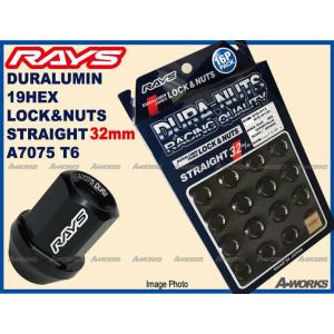 レイズ ジュラルミンロックナットセット L32 ストレートタイプ 4H