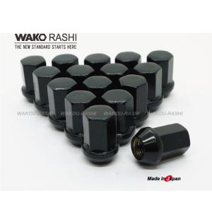 日本製 5穴用 袋ナット 17HEX M12xP1.25 60°テーパー座 ブラック 20個