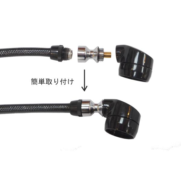 美容室シャワーヘッド用 マイクロファインバブル アダプター 水流切り替えスイッチ付きシャワーヘッド用...