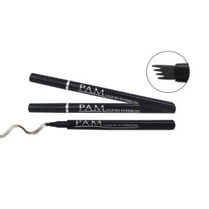 新発売 PAM リキッドアイブロー プラチナライン 3本セット 洗っても 落ちない 消えない眉 4山...