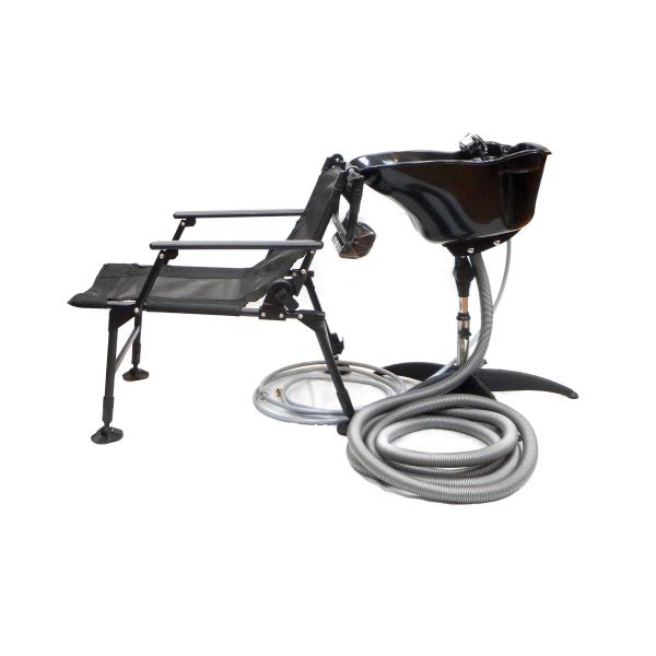 移動式 シャンプー台 美容室用 ワンシャンA ショートタイプ 給排水ホース10m＋軽量 シャンプーチ...