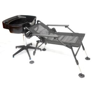 【折りたたみ】シャンプー台とシャンプーチェアと足置き台 訪問美容 マンションサロン 移動式 シャンプー台 ワンシャンB