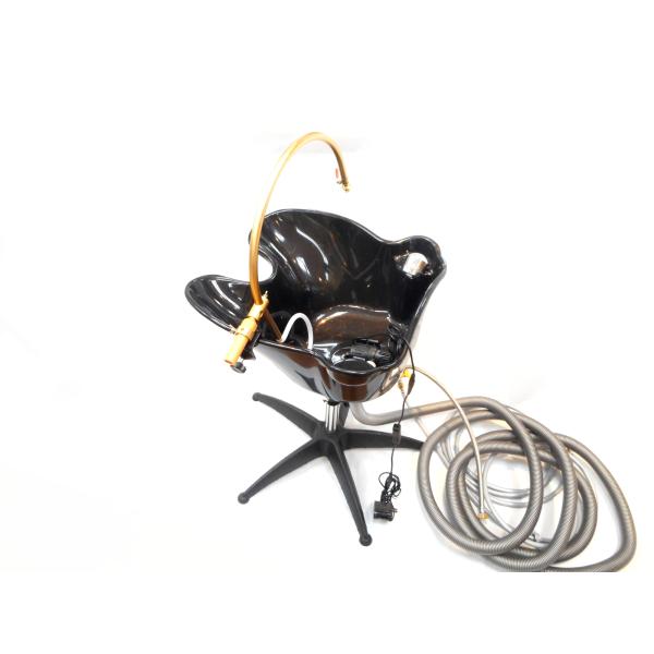 頭皮洗浄シャワー 頭散浴 「夢見心地」＋「ワンシャン」Aショートタイプ セット 5mホース 美容室 ...