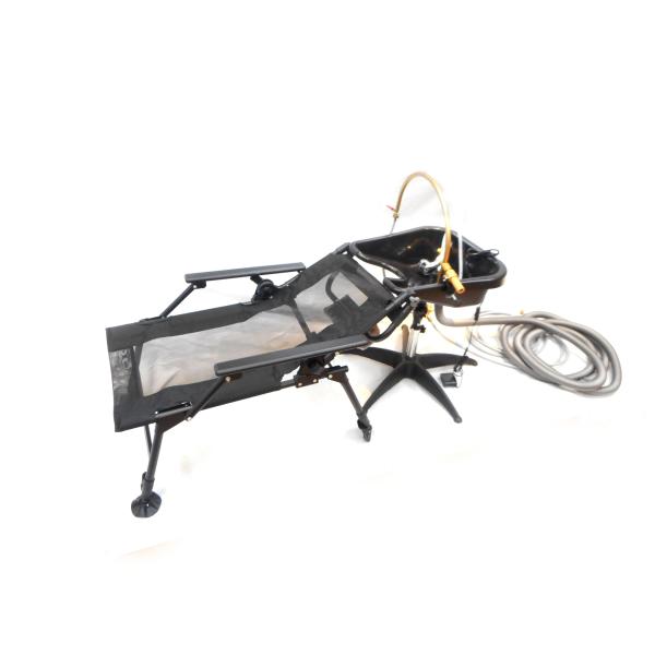 頭皮洗浄シャワー 頭散浴 「夢見心地」＋「ワンシャン」Eタイプ 5mホース＋折りたたみ シャンプーチ...