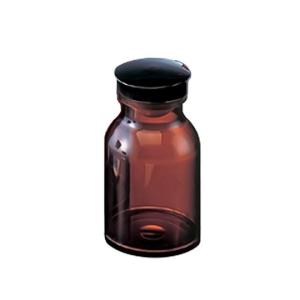 散薬瓶 150mL 茶褐色 キャップ黒 1本 150mL 茶褐色