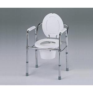 アズワン 便器椅子 折りたたみ式 530×460×660〜760mm 8700 (0-667-01)の商品画像