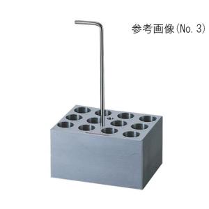 ホットドライバス用アルミブロック φ15mm試験管 12本用 アズワン No.3 (1-1189-03)