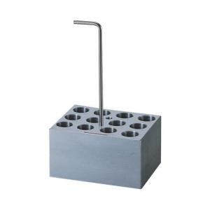 ホットドライバス用アルミブロック φ16.5mm試験管 12本用 アズワン No.7 (1-1189-07)