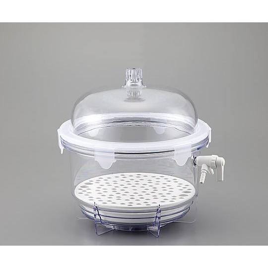 真空デシケーター 10L本体 ゲージ無し アズワン VDR-25 (1-1462-02)