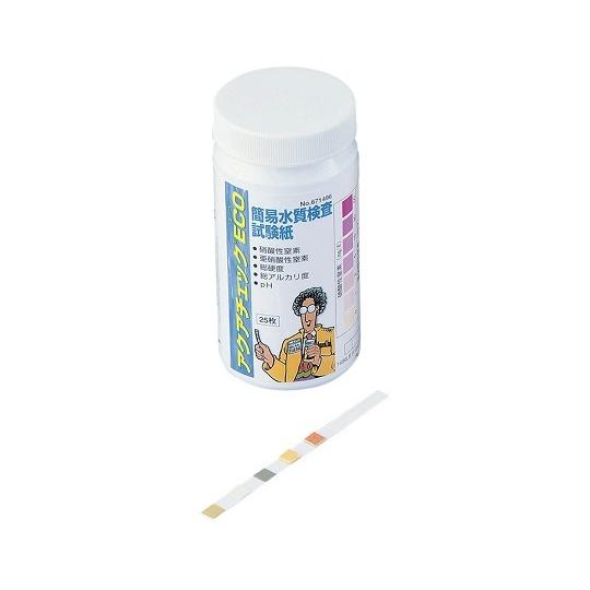 水質検査試験紙 アクアチェック R 5項目 ECO 1箱 25枚×6箱入 日産化学  (1-1546...