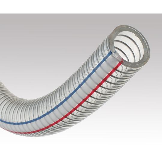 水・油・薬品・エアー用耐圧ホース 工場設備・機械配管用 トヨスプリングホース 内径15.0mm×外径...
