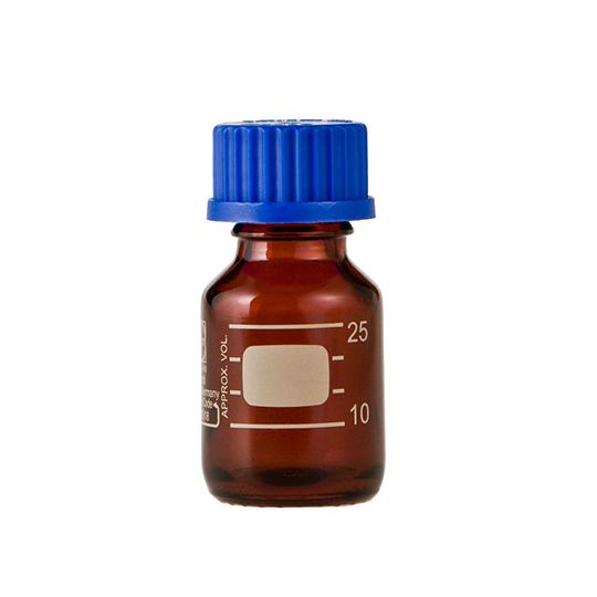 ねじ口瓶丸型茶褐色 デュラン R ・017210 25mL GL-25 DWK Life Scien...