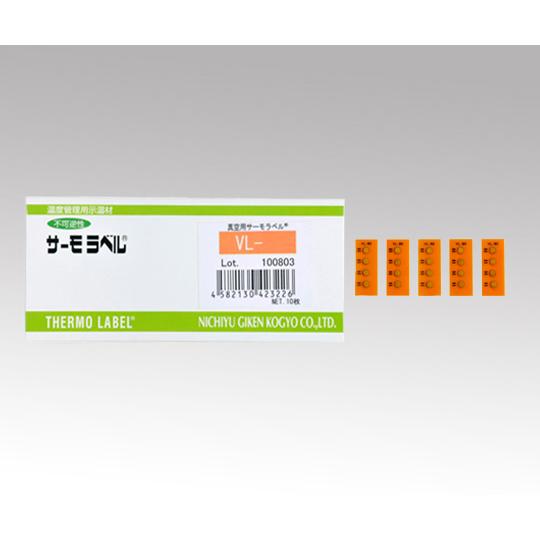 真空用サーモラベル R VLシリーズ 不可逆 1箱 10枚入 日油技研工業 VL-80 (1-285...