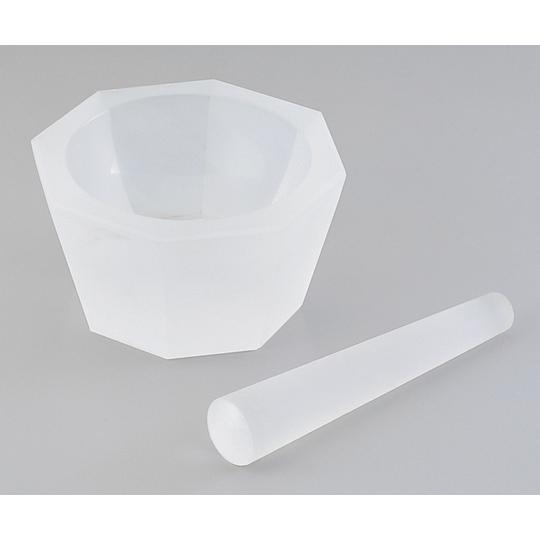 アズワン 石英ガラス製 乳鉢 φ55×φ70×25mm 乳棒付き (1-4221-02)