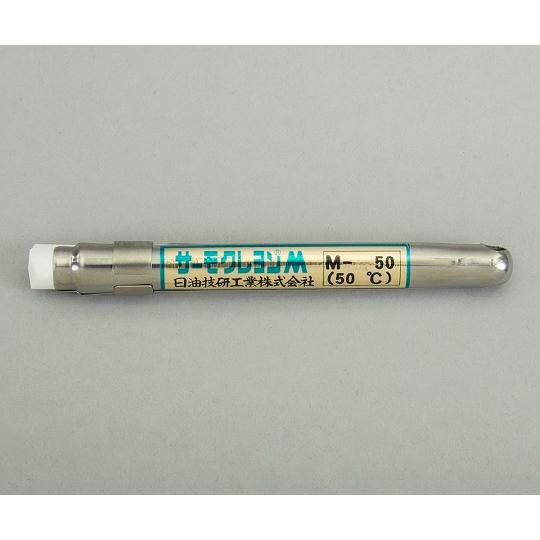 サーモクレヨン R M 不可逆性・ペンタイプ 白 日油技研工業 M-50 (1-639-01)