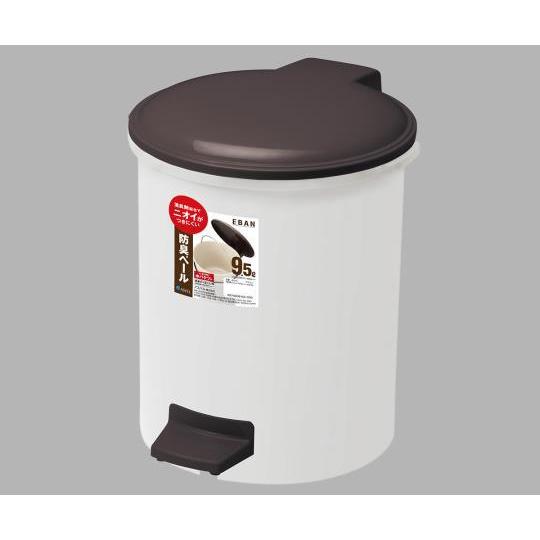 R防臭ペダルペール 中バケツ付 9.5L アスベル 6410 (1-7019-11)