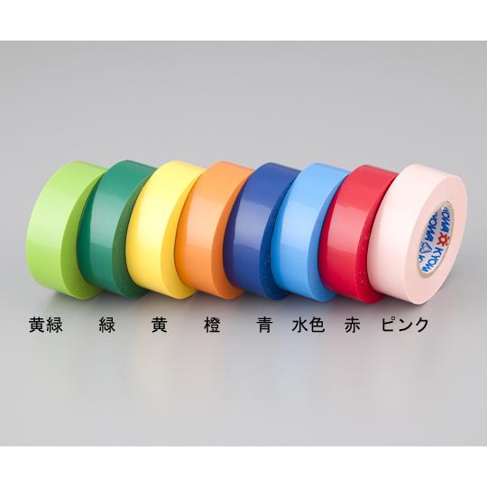 ミリオン R ビニルテープ 10巻入 黄緑色 共和 HF-1110-A (1-7370-01)