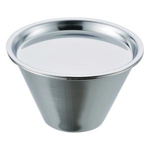 丸山ステンレス ステンレス容器 ボウル型 フタ付き 100mL No.683 ボウル型 フタ付き