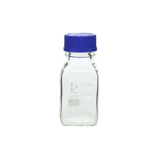 ねじ口瓶角型 デュラン R 青キャップ付 250mL DWK Life Sciences 01723...