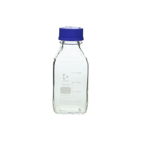 ねじ口瓶角型 デュラン R 青キャップ付 500mL DWK Life Sciences 01723...