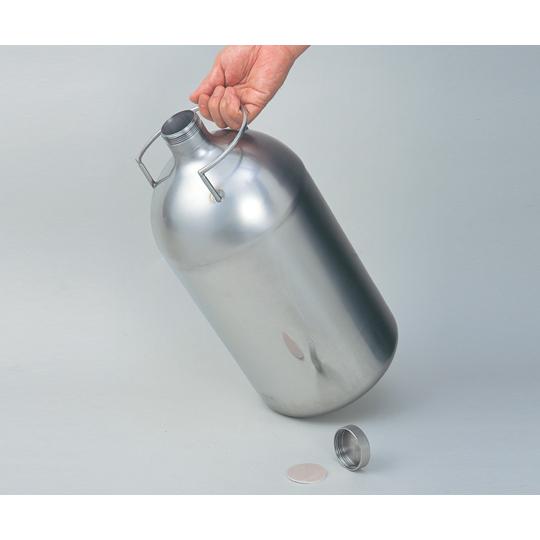 把手付ステンレスボトル ラボ缶 R 10L スギヤマゲン LC-10R (1-9417-03)