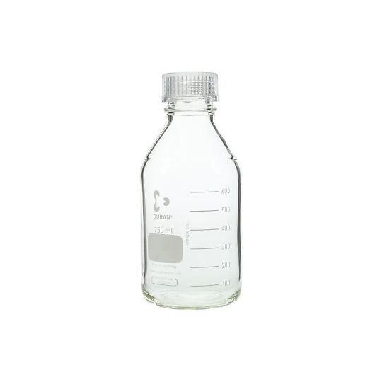 ねじ口瓶丸型 デュラン R 透明キャップ付 750mL DWK Life Sciences  (2-...