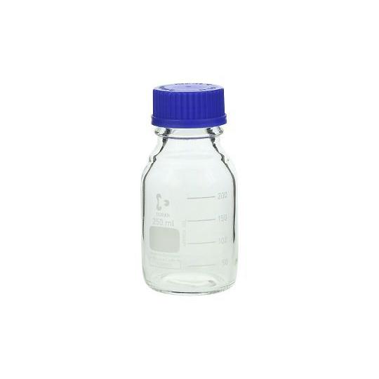 ねじ口瓶丸型 デュラン R 青キャップ付 250mL DWK Life Sciences  (2-0...