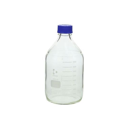 ねじ口瓶丸型 デュラン R 青キャップ付 2000mL DWK Life Sciences  (2-...