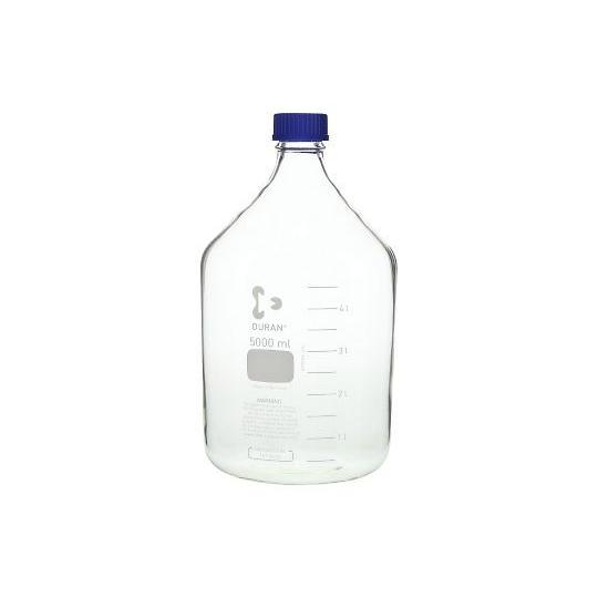 ねじ口瓶丸型 デュラン R 青キャップ付 5000mL DWK Life Sciences  (2-...