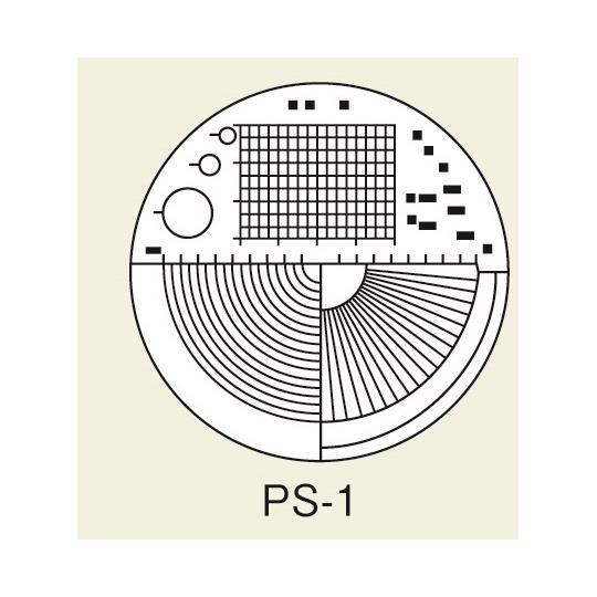 東海産業 PEAK スケール・ルーペ目盛板 10×用 PS-1 (2-191-01)