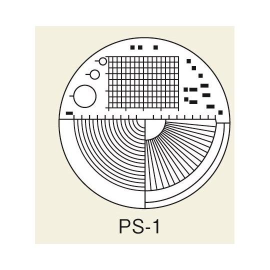 東海産業 PEAK スケール・ルーペ目盛板 φ26mm PS-1 (2-192-01)