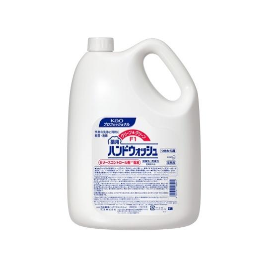 薬用ハンドウォッシュ クリーン＆クリーンF1 4L 詰め替え用 花王  (2-3806-11)
