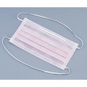 オーバーヘッドディスポマスク 50枚入 ピンク 頭掛け ピンク