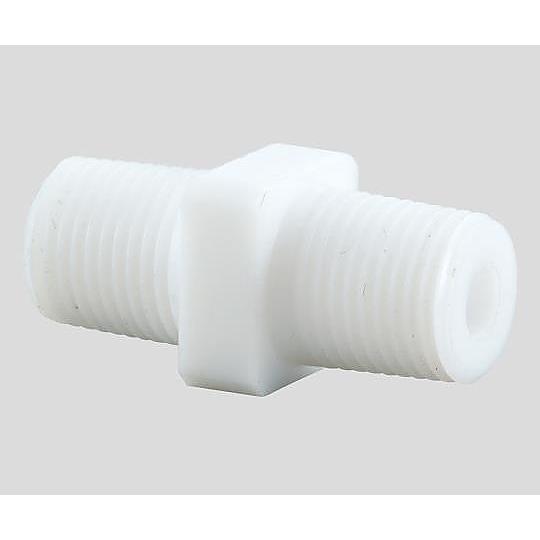 アズフロン R ニップル ストレートタイプ 同径 R1/2×1/2 アズワン  (2-727-04)