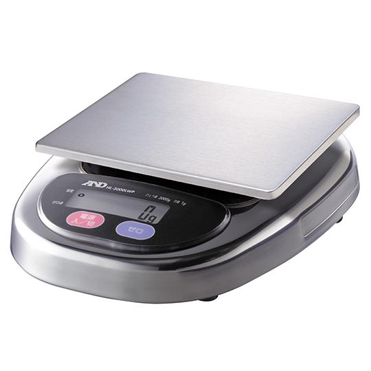 エー・アンド・デイ 防水電子天秤 174×137mm HL-3000LWP (2-7393-01)