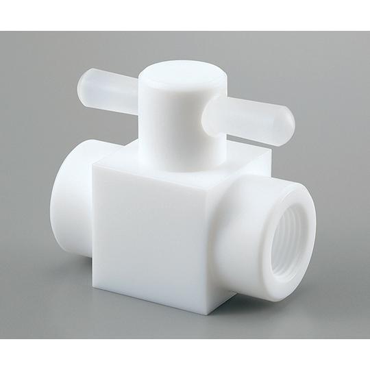 アズフロン R メス二方バルブ圧入型 アズワン AF-VALRC1/2 (2-761-03)