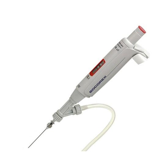 自給式マイクロピペット アキュラ 5〜50μL ソコレックス 865.005 (2-8047-01)