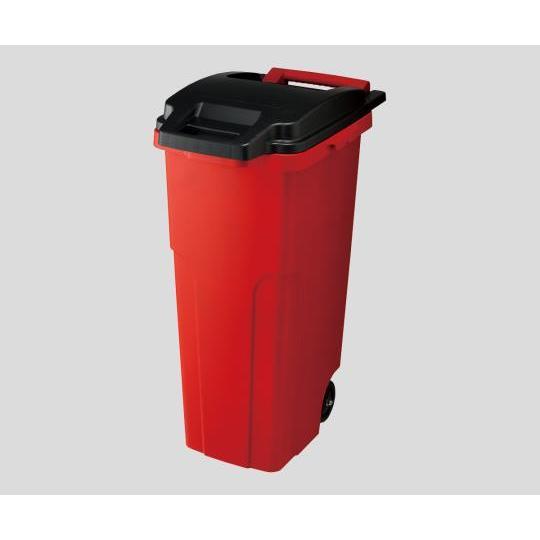 キャスターペール <2輪> リス 70C2・R レッド (2-8633-02)