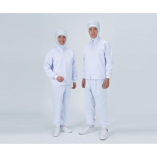 ジャケット 男女共用 清涼タイプ Ｓ ホワイト FX70971R (2-8670-01)