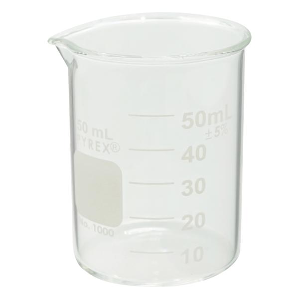 ビーカー PYREXTM 50mL コーニング・PYREX 1000J-50 (2-9425-24)
