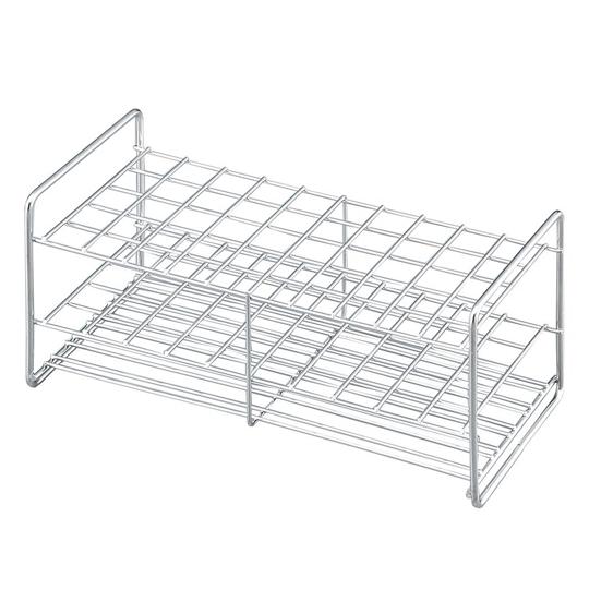 ステンレス試験管立 配列：5×10 サイズ：□40mm サンポー 38‐50L (2-9502-61...