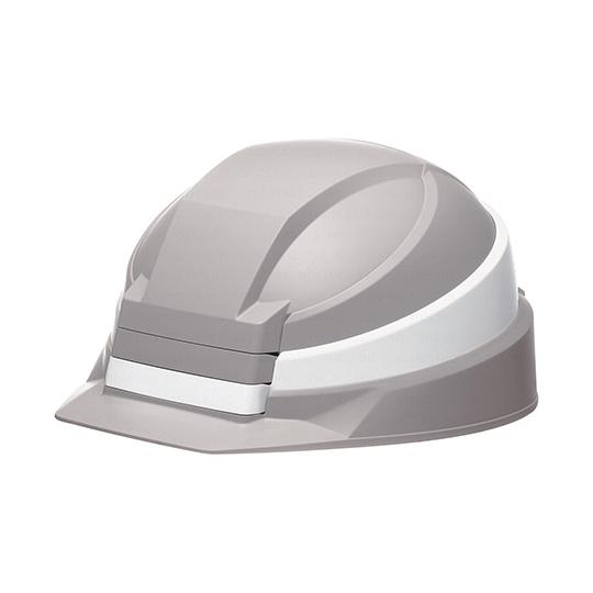 折りたたみ式ヘルメット IZANO2 グレー/ホワイトライン DICプラスチック AA21-GW (...